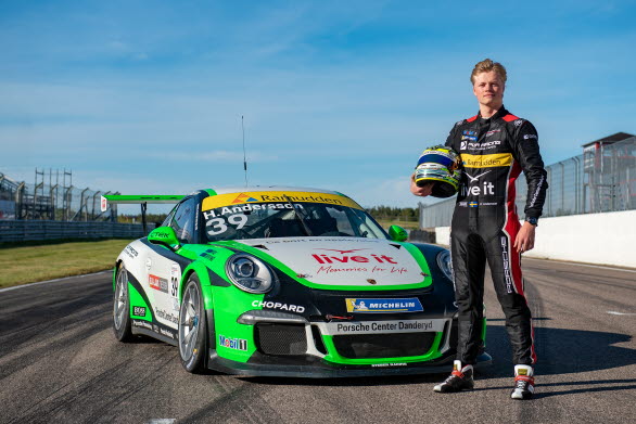 Hugo Andersson är en av tre förare från Driver Development Programme som får drömchansen – en startplats i Porsche Mobil 1 Supercup på Hockenheim.