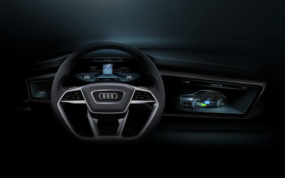 Audi h-tron quattro display