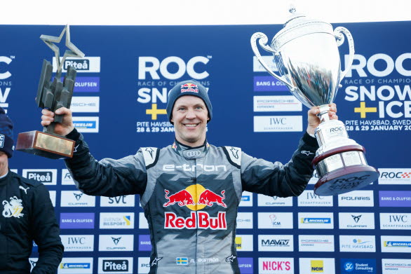 Mattias Eksröm, segrare i Race of Champions Sweden 2023