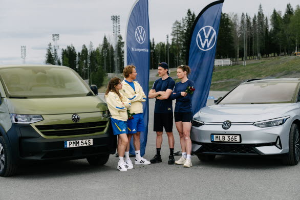 Längd mot skidskytte i Volkswagen Samboduellen – Ebba Andersson och Gustaf Berglund mot Martin Ponsiluoma och Hanna Öberg.
