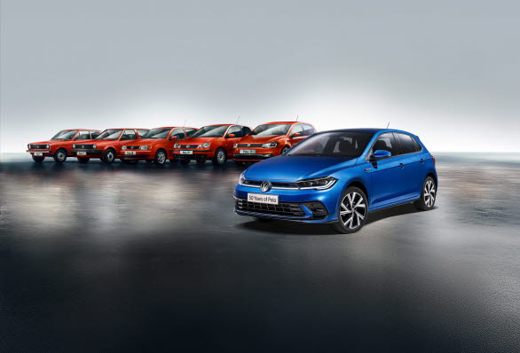 Sex generationer av Polo.