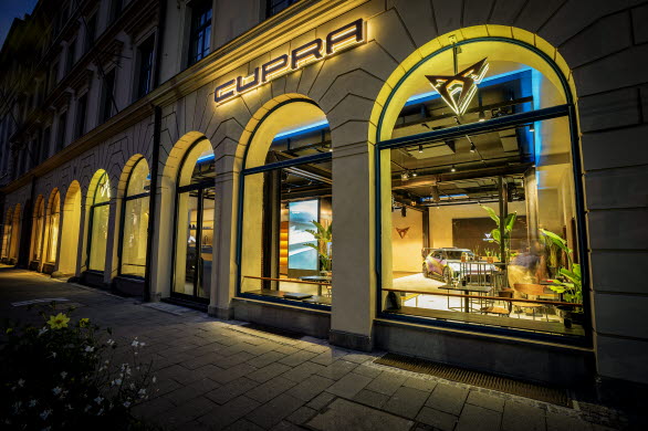 CUPRA har valt att öppna sitt senaste CUPRA City Garage på en unik plats i hjärtat av München.