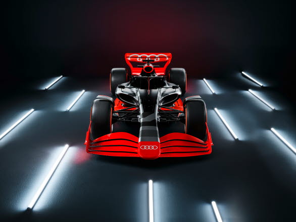 Konceptversion med Audi F1-dekor