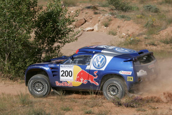 Med Race Touareg vann Volkswagen tre titlar i Dakarrallyt.