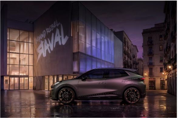 Distinkt design i fokus. CUPRA Raval 2026.