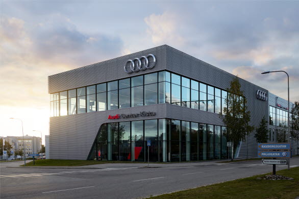 Audi Center Kista - Skandinaviens största Audi-anläggning.