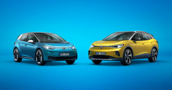 ID.3 och ID.4 är först ut på Volkswagens nya elbilsplattform.