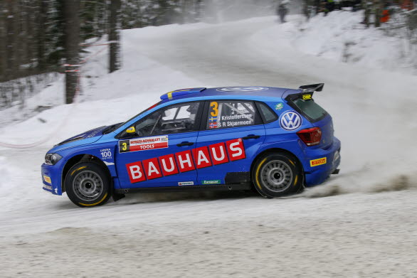 Nu är det verkligen upp till bevis för Johan Kristoffersson och Stig Rune Skjaermoen. WRC2-klassen i Rally Sweden håller mycket hög klass i år.