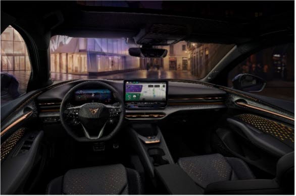 Körkänsla i fokus. Interiör CUPRA Raval.