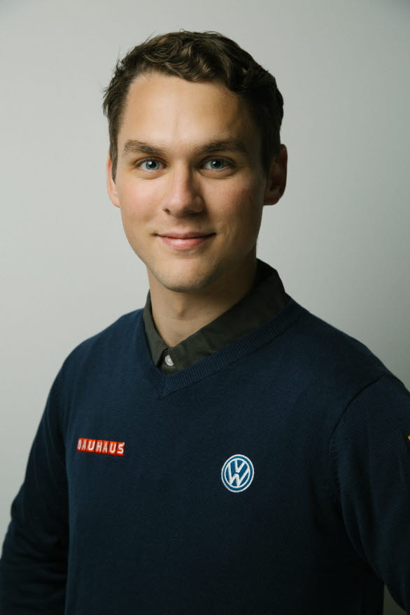 Anton Marklund är en av de två förarna i Volkswagen RX Sweden.