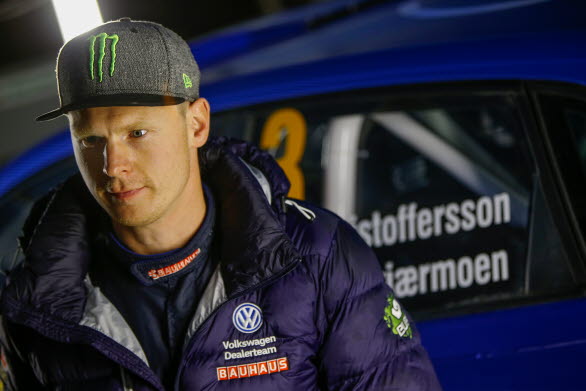 Johan Kristoffersson jobbade hem en andraplats i Rally Blekinge.