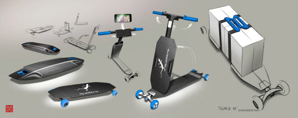 Longboard_Audi connected mobility concept