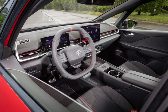 Förarmiljön i ID.3 GTI bygger i grunden på nyutvecklingen av basmodellen ID.3 Neo.
