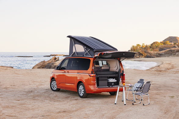 California Beach Camper klassas som husbil, med sovplats för fyra och sittplats för fem
