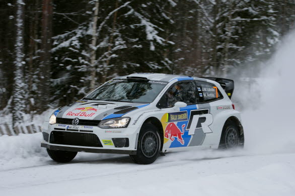 Jari-Matti Latvala gjorde att bra rally i sin Polo R WRC.