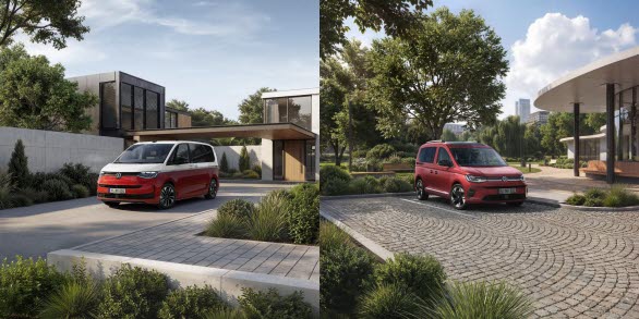 Multivan och Caddy modellår 2027 finns nu att beställa hos Volkswagen Transportbilar