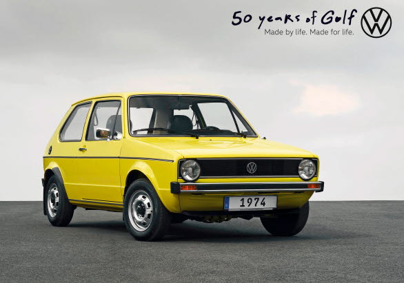 Ett jubileum som ligger Volkswagen varmt om hjärtat: 50 år av Golf.