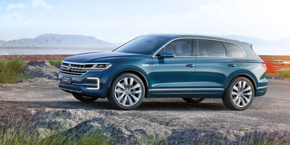 På bilsalongen Auto China i Beijing presenterar Volkswagen en ny konceptbil som visar på en ny, sportig och elegant design för fullstora SUV:ar. 