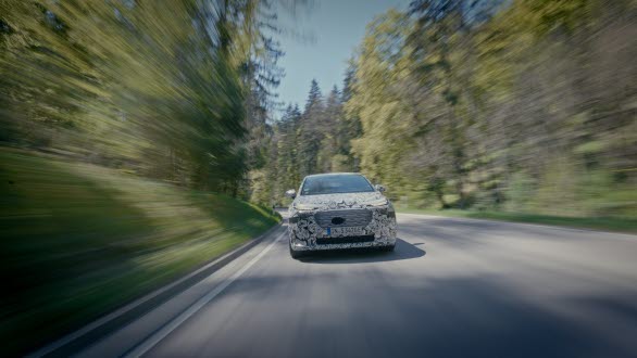 Audi A2 e-tron testas på vägarna i Bayern,i vindtunneln i Ingolstadt och under vintern i Sverige