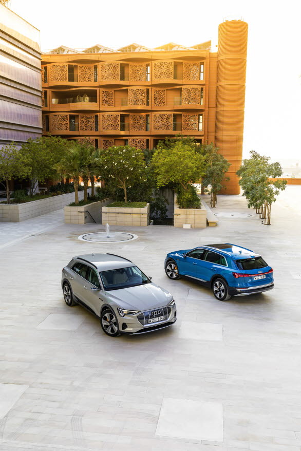 Audi e-tron i Masdar City
