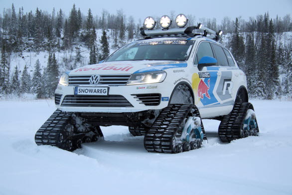 ”Snowareg” – svenskt specialbygge med larvfötter.