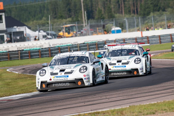 William Siverholm, Fragus Motorsport, är redan korad mästare då han säkrade titeln på Rudskogen Motorsenter i Norge.